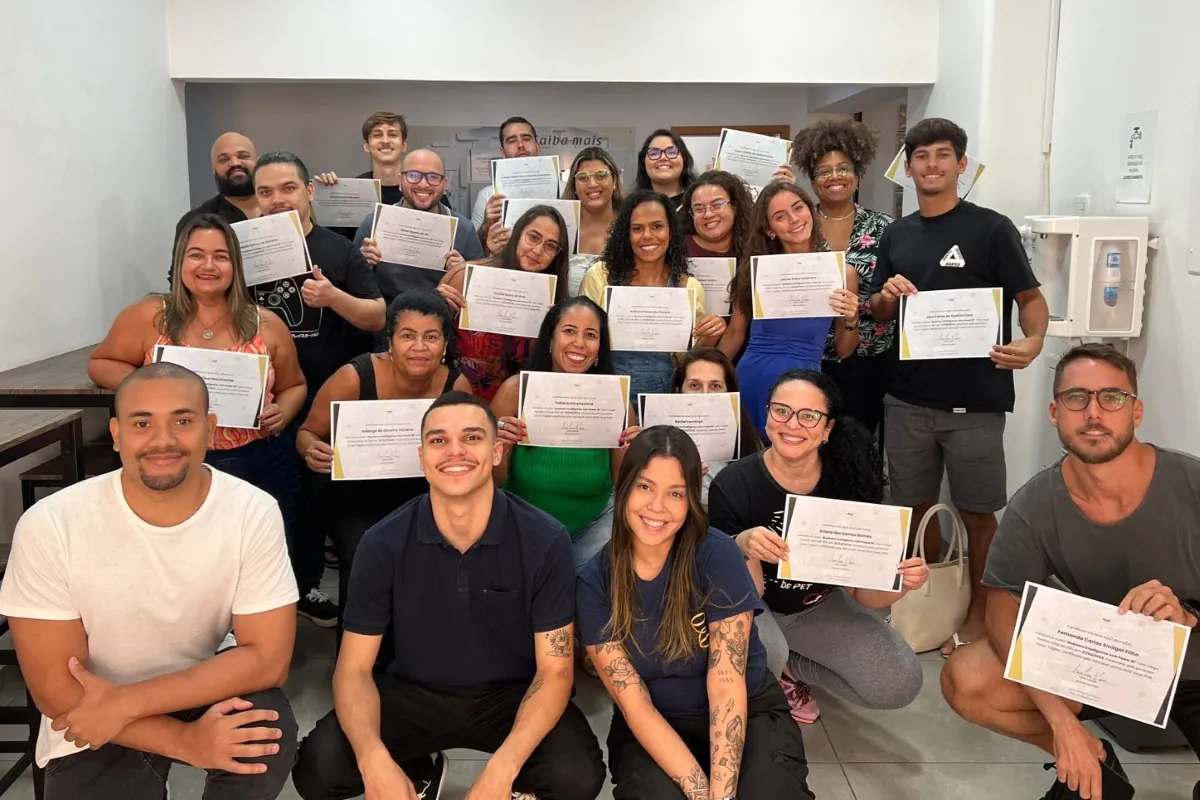 Turma de IA presencial com certificados