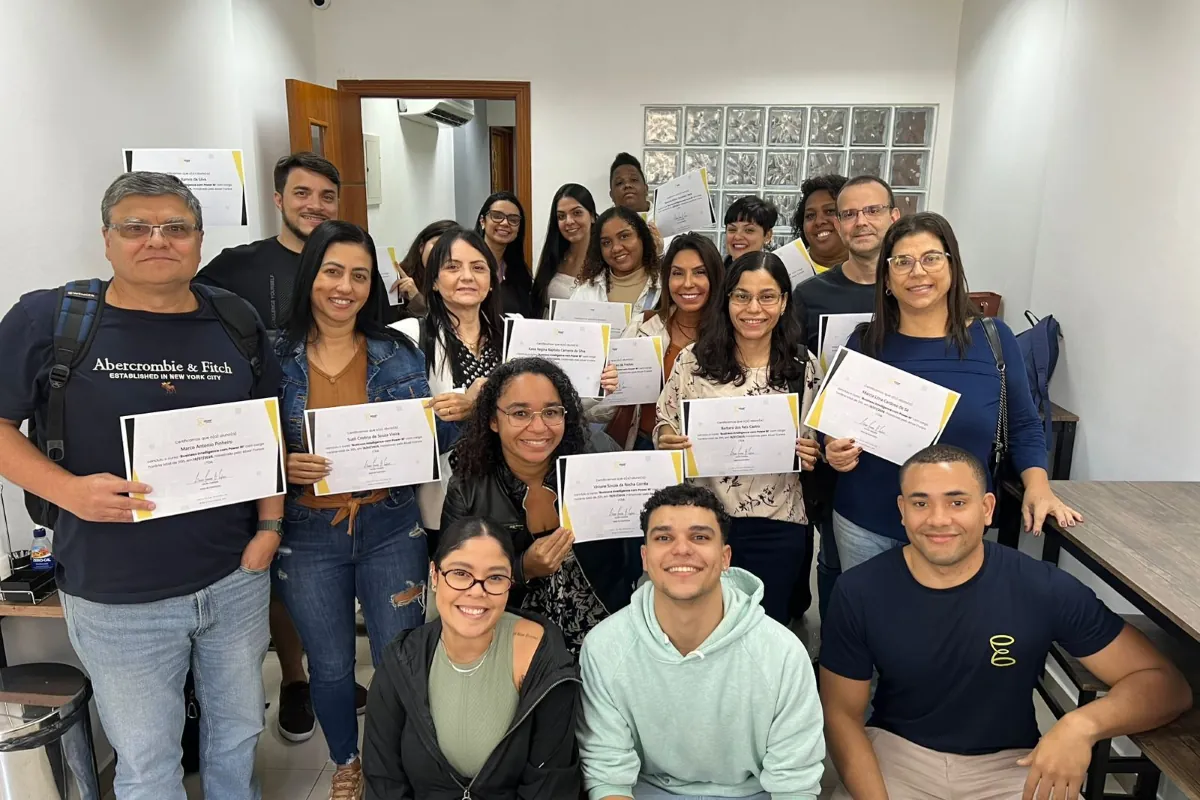 Turma de Power BI presencial da Atuar